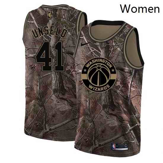 Womens Nike Washington Wizards 41 Wes Unseld Swingman Camo Realtree Collection NBA Jersey